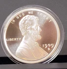 1 OZ 999 PURE SILVER LINCOLN CENT SILVER ROUND COIN CAPSULE BULLION PENNY