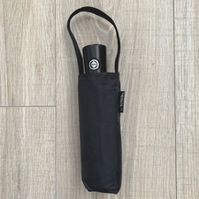 Raines Totes Auto Open Close Umbrella M Medium Coverage Compact Black