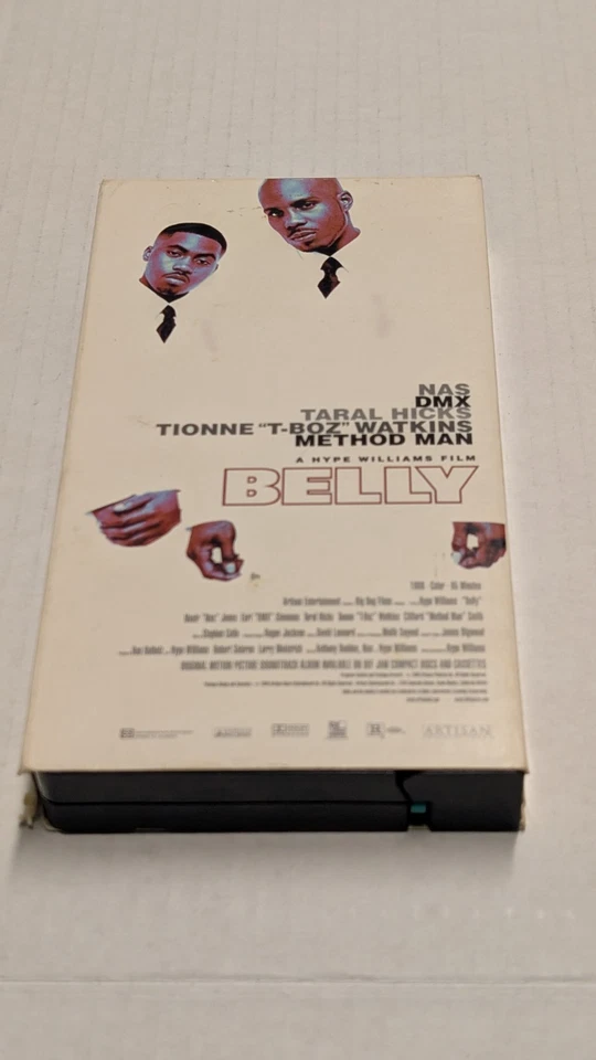 Vintage Belly VHS 1998 Nas DMX Taral Hicks T Box Method Man Hype Williams - Image 2 of 3