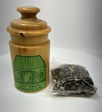 Sunny Caribee West Indian Hangover Cure Wood Spice Jar & Spices NEW