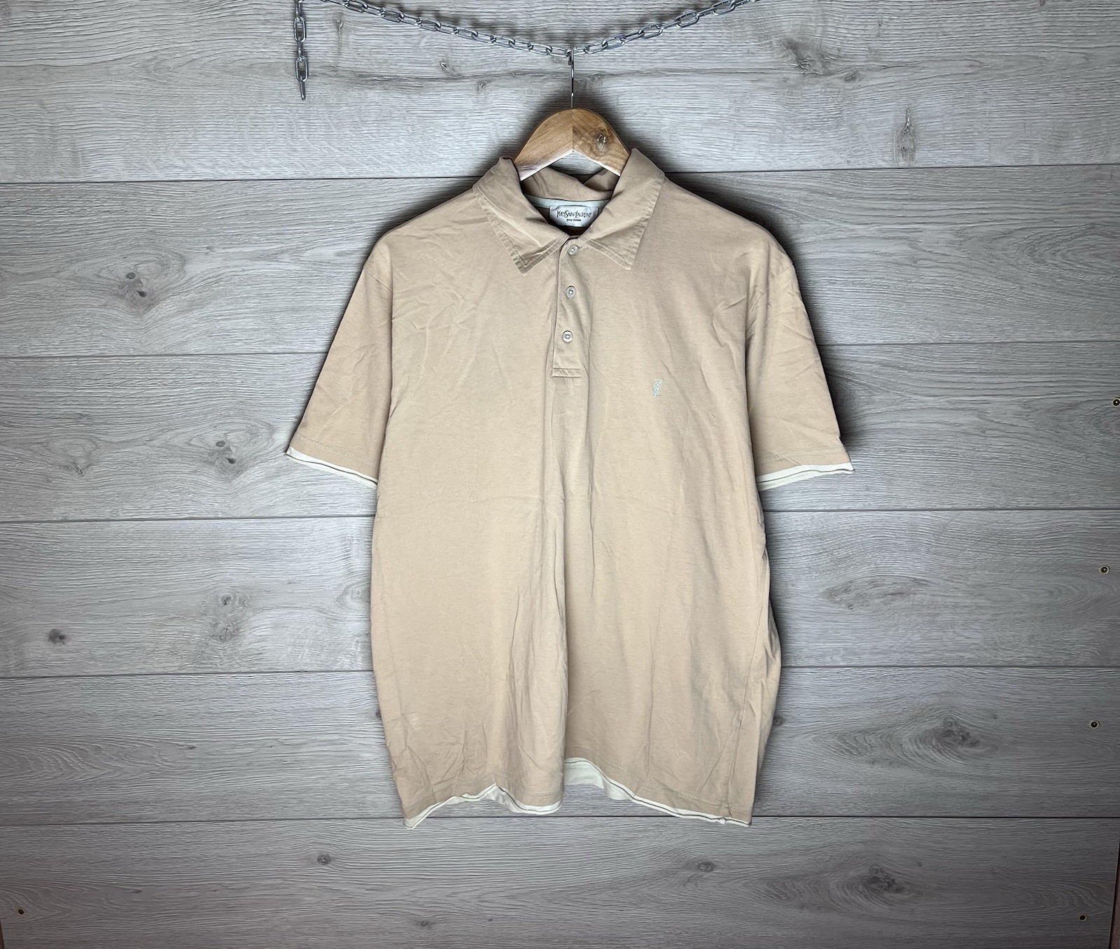 SAINT LAURENT Polo uomo vintage Yves Saint Lauren taglia Xl