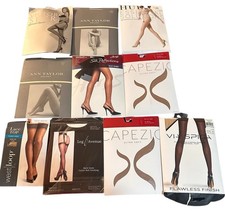 Thigh High Pantyhose Stocking Lot 10 Assorted Sizes Colors Victorias Secret