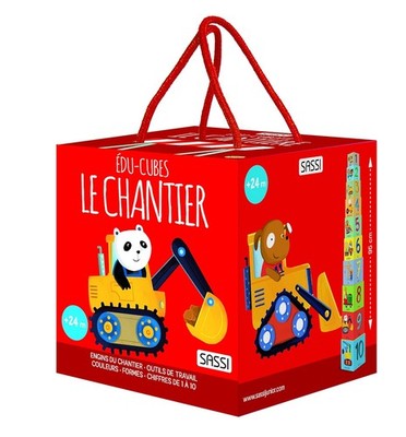 Edu-cubes - Le chantier: 10 édu-cubes + ein mini ''Atlas'' de 10 Seiten