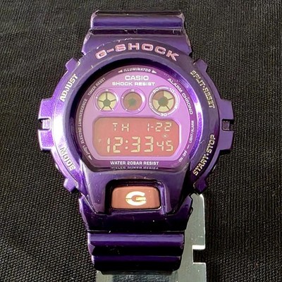 VTG CASIO G-SHOCK 1289 DW-6900CC Purple Crazy Colors Men's 50mm Watch 