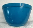 Vintage PYREX Turquoise Blue 401 Small 1 1/2 PT  Nesting Mixing Bowl 1.5 Pint