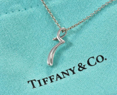 Tiffany & Co. PERETTI シルバーブローチ　「r」 Tiffany & Co Silver Elsa Peretti Alphabet Letter R Necklace 18.7