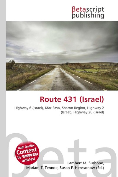 Lambert M. Surhone (U. A.) | Route 431 (Israel) | Taschenbuch | Englisch (2026)-image