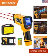 Infrared Pyrometer -50 to 3992 F with 50:1 Ratio, Ideal for Forges  Furnaces
