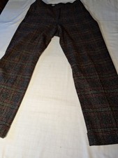 Liz Claiborne Plaid Lined Woolen Blend Sz 10 Trousers