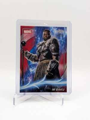 2025 Topps Marvel Studios Chrome #83 M'Baku Captain America Refract 49/76 BC0226