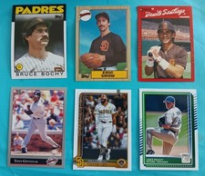 Lot SAN DIEGO PADRES MLB BASEBALL CARDS Tony Gwynn Fernando Tatis Jr Jake Peavy