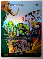 Heroic Intervention - FOIL Borderless Mythic - MTG Marvel Super Heroes MAR 0080