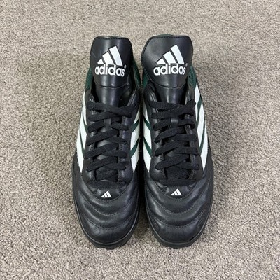 Vintage 90s Adidas TF Soccer Shoes US Size 9 Black Green | eBay