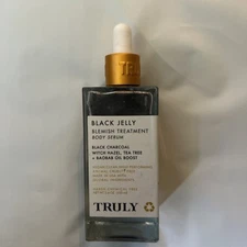 Truly Organic Beauty Black Jelly Blemish Treatment Body Serum • Vegan • 3.4 oz