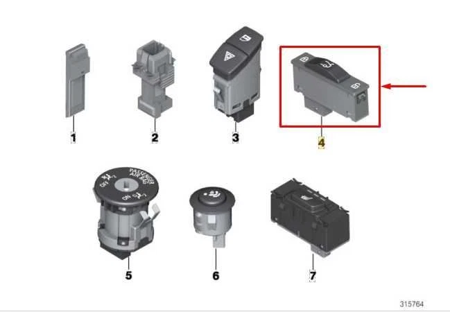 2015-2016 BMW 435I Gran Coupe xDrive Glove Box Storage Compartment 51169239346 - Image 3 of 4