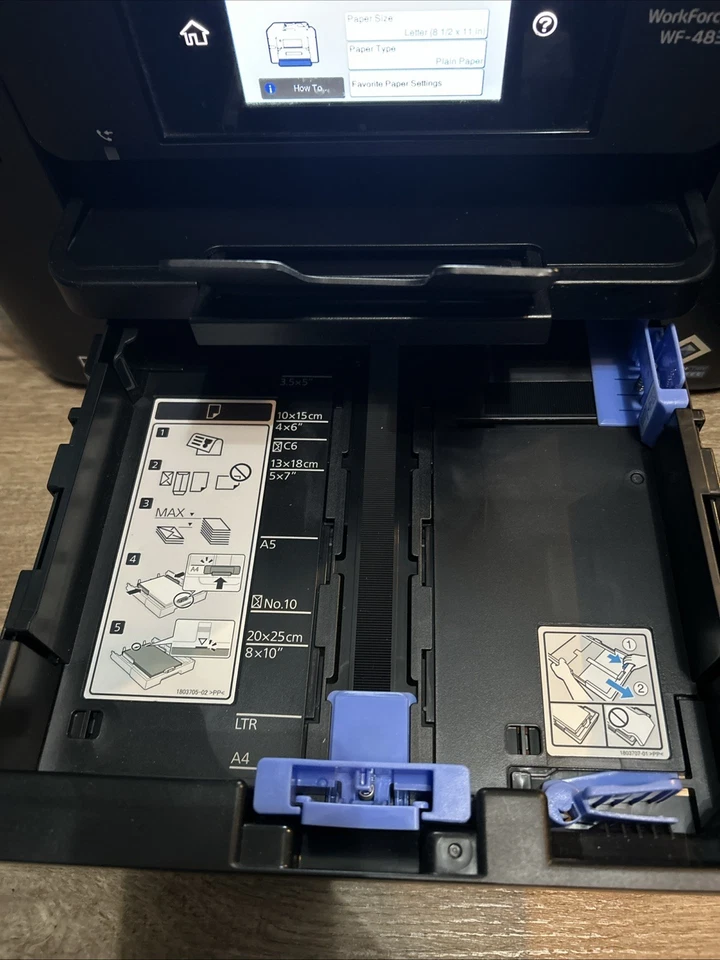 Epson Workforce Pro WF-4834 All-in-One Inkjet Printer, Scanner, Copier No Toner - Image 4 of 4