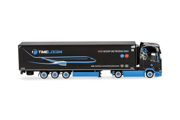 HERPA - Camion avec remorque frigorifique 3 essieux TIMELOG24 – SCANIA CS 20 ... - Photo 2/4