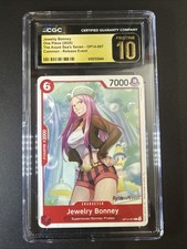 CGC PRISTINE 10 Jewelry Bonney OP14-007 The Azure Sea's Seven Release Event
