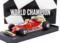 Brumm 1/43 Ferrari F1 312T4 Figuren Scheckter Monaco 1979 Statisches Modell
