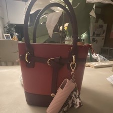 Kate Spade Pink/Black Colorblock Satchel Zip ...
