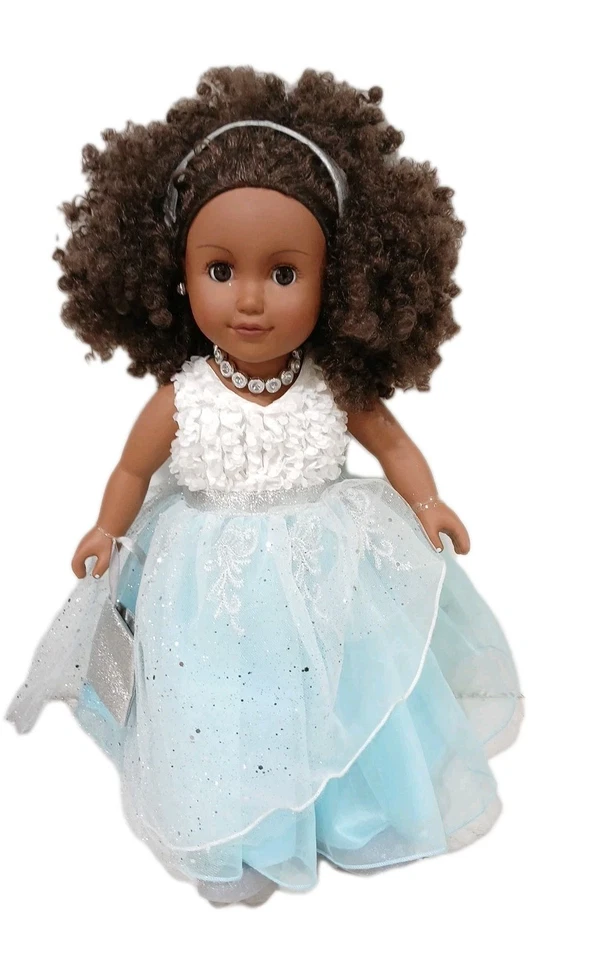 МОЯ ЖИЗНЬ КАК ЗИМА ПРИНЦЕССА ПРАЗДНИК КУКЛА АФРО-АМЕРИКАНСКИЙ - Изображение 2 из 4