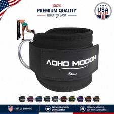 Luxury Neoprene Ankle Straps for Cable Machines - Adjustable Durable Support