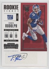 2017 Panini Contenders Rookie Ticket Travis Rudolph #153 Auto 11f0