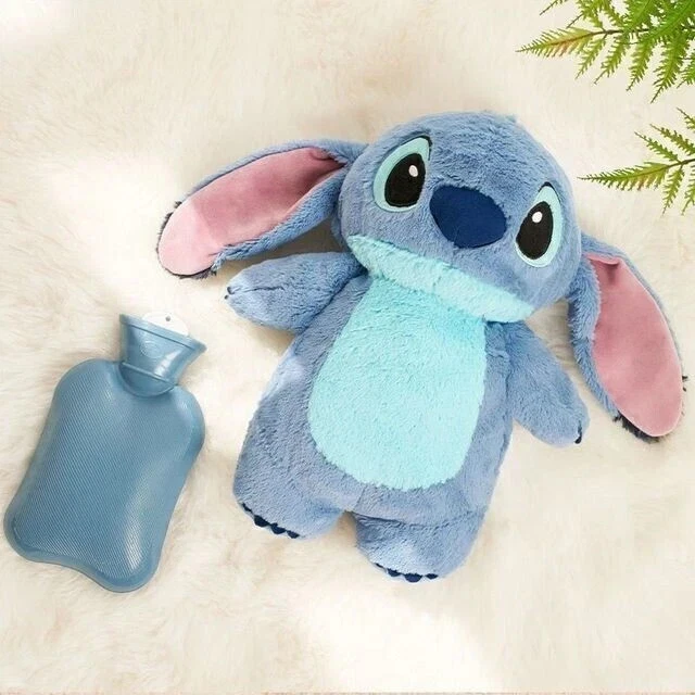 Lilo & Stitch Wärmflasche Kuscheltier Pluschwärmflasche Blau 500ML NEU - Bild 2 von 4