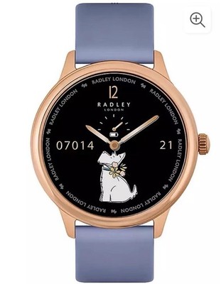Radley  S19 Calling, Denim Blue Silicone Strap Health and FitFitness Tracker 