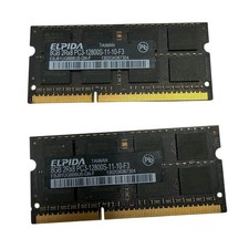 Elpida 16GB 2x8GB DDR3 1600MHz PC3-12800S SODIMM Laptop RAM EBJ81UG8BBU5-GN-F