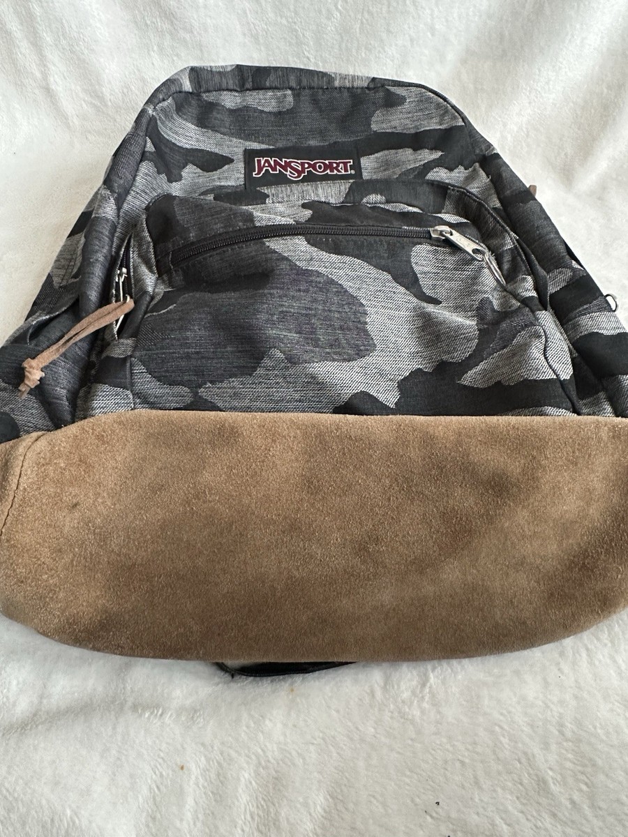 jansport backpack camo ombre Jansport Right Pack Gray Camo Backpack With Suede Bottom for Durability