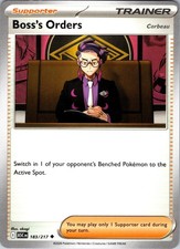 Boss's Orders [Corbeau] 183/217 Uncommon Ascended Heroes Pokemon Near Mint