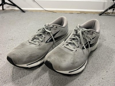 Brooks Ghost 15 Shoes Mens Size 13 Gray Running Cushioned Sneaker 1103931D098
