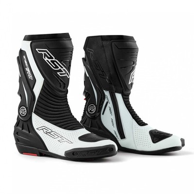 RST Motorrad Race | Rennradstiefel - Tractech Evo D3O (schwarz / weiß)