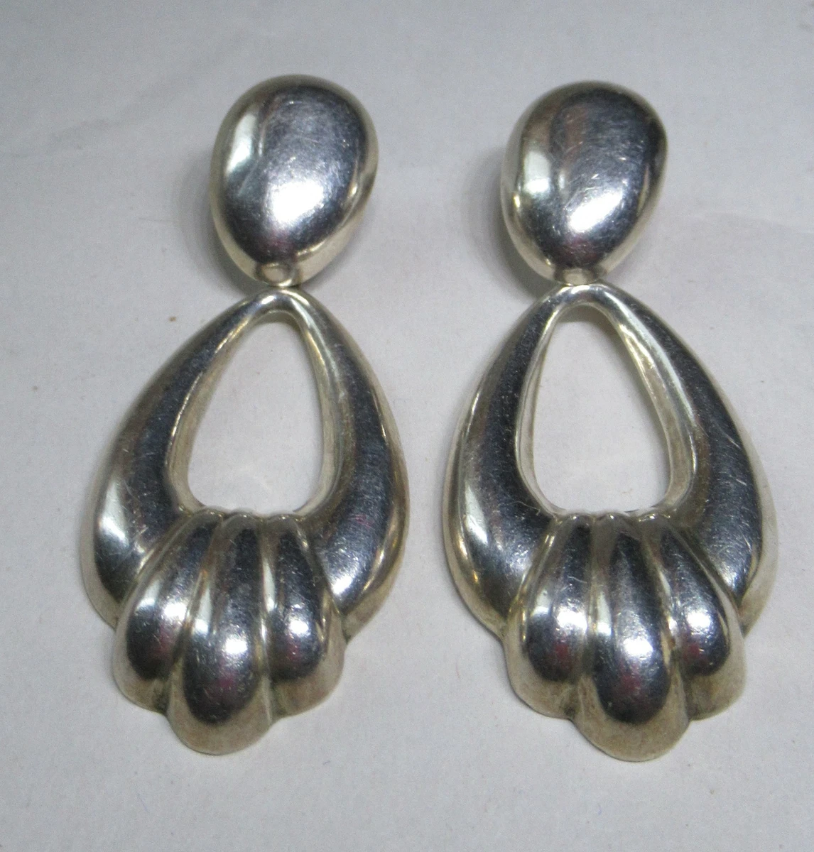 Door knocker earrings sale silver