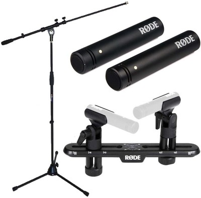 RØDE M5 MP Mikrofon Set + Stativ + Rode Stereo Bar