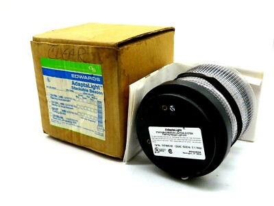 NEW EDWARDS SIGNALING 101FINHC-N5 FLASHING HALOGEN LIGHT CLEAR 101FINHCN5