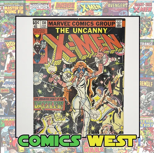 X-MEN #130  * 8.0 (VF) *  First app. of DAZZLER! Newsstand edition! 1980