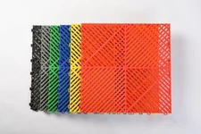 34 Garage Floor Tile Interlocking Perforated Basement Flooring Tile Case 16"x16"