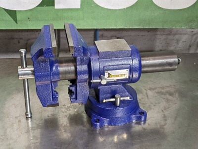 Interstate Multi-Purpose Bench / Pipe Vise w/ Swivel Head and Base 5'' Jaw W
