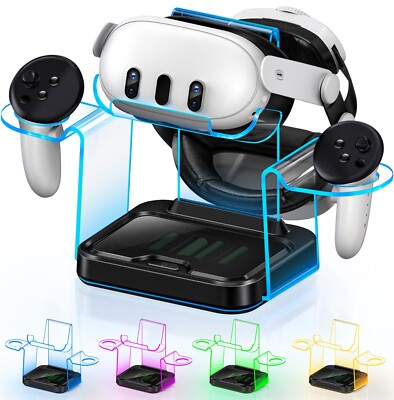 Charging Dock for Oculus Meta Quest 3/Quest 2,Headset Charging Station Quest 3