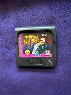 Jeu Solitaire Poker Pour Sega Game Gear – Bon état – PAL/NTSC Compatible