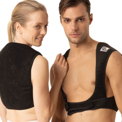 FIRTECH Ferninfrarot Rücken-Schulter- Bandage Bolero (NanoPlus)