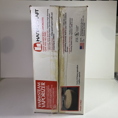 DeVilbiss Hankscraft Warm Steam Vaporizer Model 5596D - TESTED - Picture 18 of 20