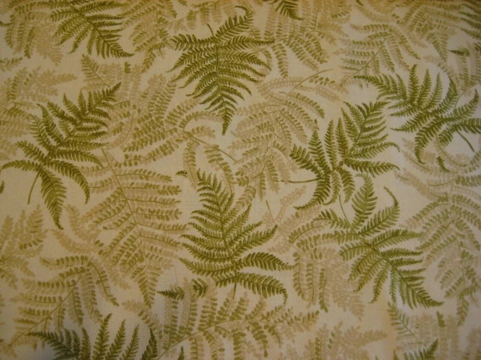 5 Yards quilter quilt Fabric cotton Leaves Northcott Fernwood Ro Gregg - Image 2 of 3