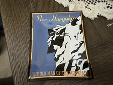 Vintage New Hampshire Change Dish/Tray-Old Man Of The Mountain