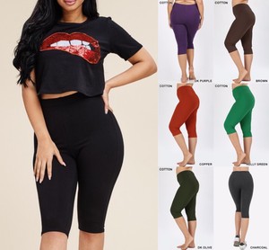 plus size active capri leggings