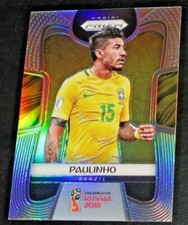 2018 Prizm World Cup Paulinho SILVER Prizms Refractor Parallel Base