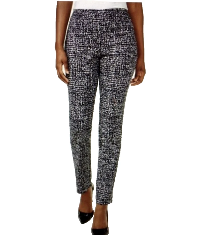 Calça legging feminina Bar III perna magra elástica estampada puxar 31x28 - Imagem 3 de 4