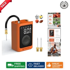 Ball Pump, Electric Basketball Pump Inflation and Deflation, with 3200 mAh Re...